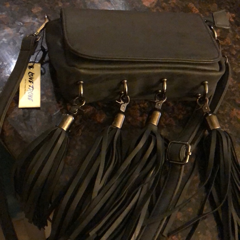 🖤Trendy Tassel Leather Bag🖤 - Picture 7 of 16